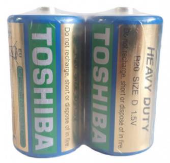 Батарейка Toshiba R20 1x2 шт 0289504