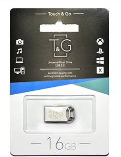Флешка T&G 110 Metal Series 16GB Silver USB 2.0 TG110-16G