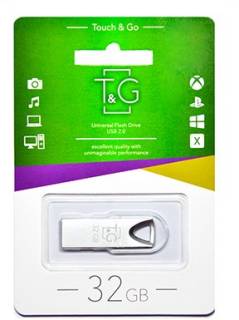 Флешка T&G 117 Metal Series 32GB Silver USB 2.0 TG117SL-32G