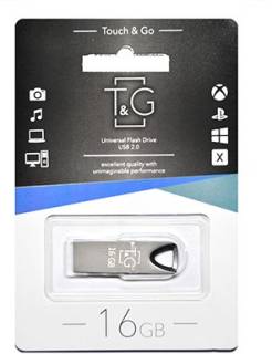 Флешка T&G 117 Metal Series 16GB Black USB 2.0 TG117BK-16G