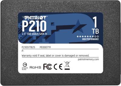 Внутренний HDD/SSD Patriot P210 1TB 3D TLC P210S1TB25