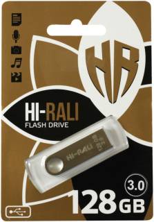 Флешка HI-RALI Shuttle series Silver 128GB USB 3.0 HI-128GB3SHSL