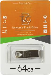 Флешка T&G Metal series 64GB Silver USB 2.0 TG117SL-64G
