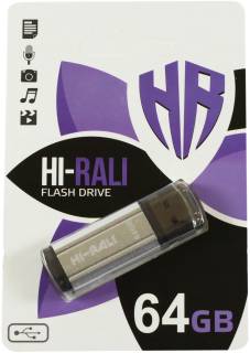 Флешка HI-RALI Stark series 64GB Silver USB 2.0 HI-64GBSTSL
