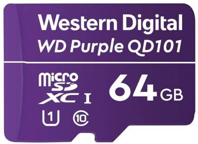 Флеш-карта Western Digital WD Purple QD101 microSDXC 64GB WDD064G1P0C
