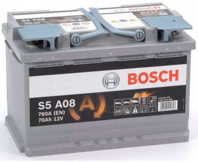 Аккумулятор Bosch AGM S5A08 70Ah 12v R 0092S5A080