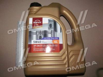 Масло Brexol Ultra Plus GN 5W40 API SN/CF LS 4л