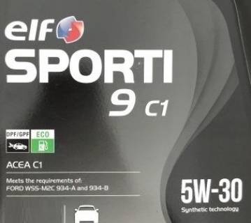 Масло ELF SPORTI 9 C1 5W-30 1л 208443