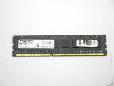 Память AMD DDR3 8GB 1600MHz CL11 R538G1601U2SL-U