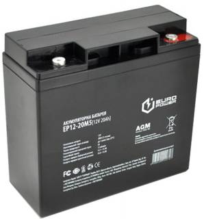 Аккумулятор Europower 12V - 20Ah (EP12-20M5)