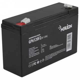Аккумулятор Merlion 6V - 12Ah (GP6120F2)