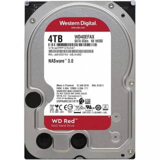 Внутренний HDD/SSD Western Digital WD Red 4TB 5400rpm 256MB WD40EFAX