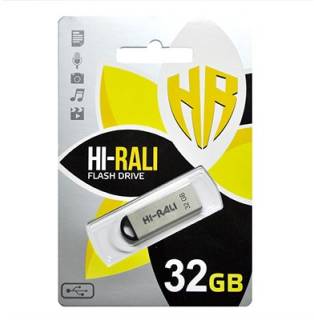Флешка HI-RALI Fit Series 32GB Silver USB 2.0 HI-32GBFITSL