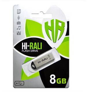 Флеш-память USB HI-RALI Fit Series 8GB Silver USB 2.0 HI-8GBFITSL