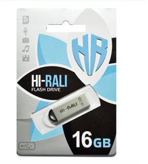 Флешка HI-RALI Fit Series 16GB Silver USB 2.0 HI-16GBFITSL