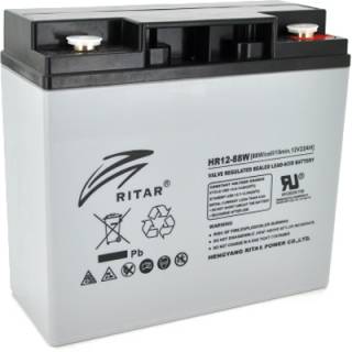 Аккумулятор Ritar 12V - 22Ah (HR1288W) Grey