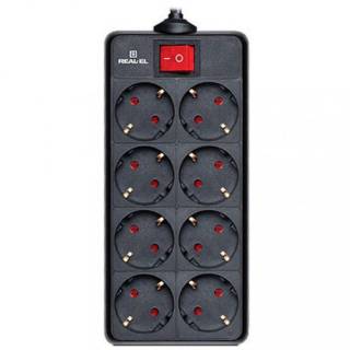 Фильтр REAL-EL RS-8 PROTECT 1.8m black EL122300021