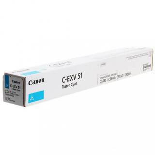 Тонер Canon C-EXV51 Cyan 0482C002AA