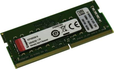 Память Kingston So-Dimm DDR4 16GB 3200MHz CL19 KCP432SS8/16