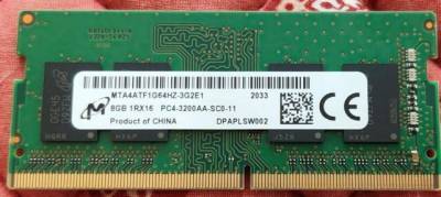 Память Micron So-Dimm DDR4 8GB 3200MHz CL22 MTA4ATF1G64HZ-3G2E1
