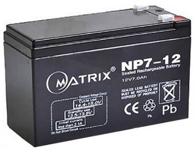 Аккумулятор Matrix 12V - 7AH (NP7-12) BAT-MATR-NP7-12