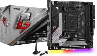 Материнская плата ASRock B550 PHANTOM GAMING-ITX/AX