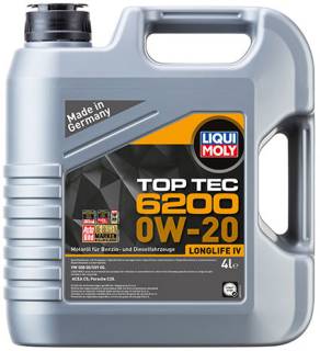 Масло LIQUI MOLY TOP TEC 6200 0W-20 4л 20788