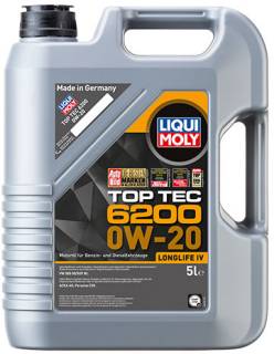 Масло LIQUI MOLY TOP TEC 6200 0W-20 5л 20789