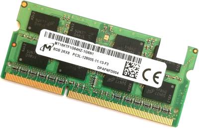 Оперативная память Micron So-Dimm DDR3 8GB 1600MHz CL11 MT16KTF1G64HZ-1G6N1