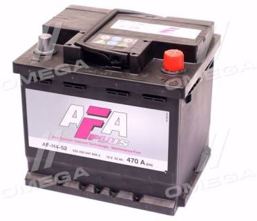 Аккумулятор AFA 52Ah-12v R 552400047