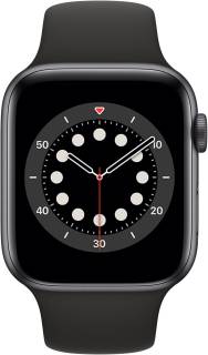 Часы Apple Watch Series 6 44mm Space Gray Aluminum Case with Black Sport Band M00H3 M00H3UL/A