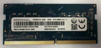 Память Ramaxel So-Dimm DDR4 8GB 2666MHz CL19 RMSA3260ME78HAF-2666