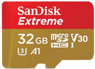 Флеш-карта SanDisk microSDHC Extreme 32GB SDSQXAF-032G-GN6MN