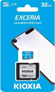 Флеш-карта Kioxia microSDHC Exceria 32GB + Adapter LMEX1L032GG2