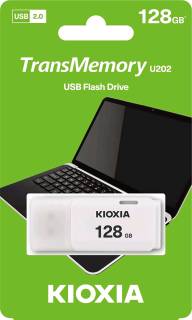 Флешка Kioxia TransMemory U202 128GB White USB 2.0 LU202W128GG4