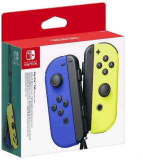 Игровой контроллер Nintendo Switch Joy-Con (Neon Blue/Yellow) 45496431303