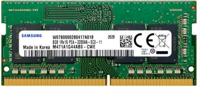 Оперативная память Samsung So-Dimm DDR4 8GB 3200MHz CL22 M471A1G44AB0-CWE