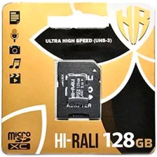 Флеш-карта HI-RALI microSDXC 128GB + adapter HI-128GBSD10U3-01
