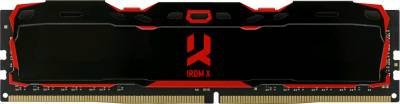 Оперативная память Goodram IRDM X Black DDR4 16GB 3200MHz CL16 IR-X3200D464L16A/16G