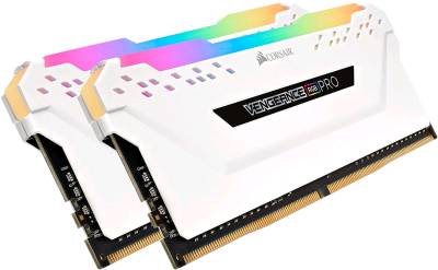 Оперативная память Corsair Vengeance RGB PRO White DDR4 32GB (2x16GB) 3200MHz CL16 Kit CMW32GX4M2E3200C16W