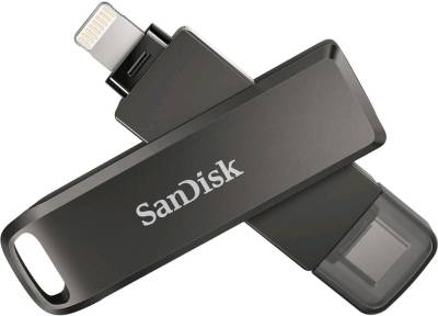 Флеш-память USB SanDisk iXpand Drive Luxe 256GB Black USB 3.0 Type-C + Lightning Apple SDIX70N-256G-GN6NE