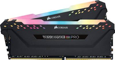 Оперативная память Corsair Vengeance RGB Pro Black DDR4 16GB (2x8GB) 3600MHz CL18 Kit CMW16GX4M2D3600C18