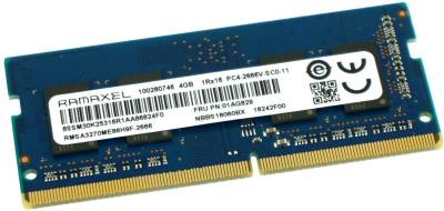 Оперативная память Ramaxel So-Dimm DDR4 4GB 2666MHz CL15 RMSA3270ME86H9F-2666