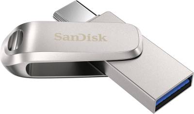 Флешка SanDisk Ultra Dual Drive Luxe 64GB Silver USB 3.1 + Type-C SDDDC4-064G-G46