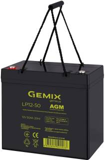 Аккумуляторная батарея Gemix 12V 50Ah AGM LP1250