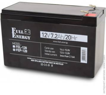 Аккумулятор FullEnergy 12V 7.2Ah FEP-128