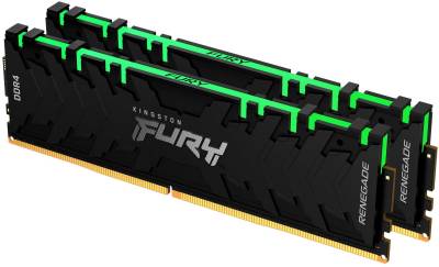 Оперативная память Kingston Fury Renegade RGB DDR4 64GB (2x32GB) 3600MHz CL18 Kit KF436C18RBAK2/64