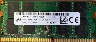 Память Micron So-Dimm DDR4 16GB 3200MHz CL22 MTA16ATF2G64HZ-3G2J1