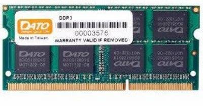 Оперативная память Dato So-Dimm DDR3 4GB 1600Mhz CL DT4G3DSDLD16