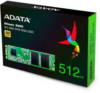 Внутренний HDD/SSD A-Data Ultimate SU650 512GB M.2 2280 3D TLC ASU650NS38-512GT-C